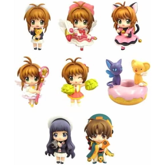 New Cardcaptor Sakura: Kinomoto Sakura (Q Ver) Game Character Anime Statue Cartoon Desktop Ornament Popular Girl Collectible Creative Gift Collection Decorations Fan Souvenirs