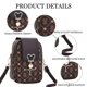 thumbnail image 3 of Pequeños bolsos cruzados para mujer Bolso de hombro Monederos y bolsos elegantes Monedero para teléfono celular de diseñador, 3 of 5
