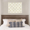 thumbnail image 5 of Bingfone White And Gold Geometry Tapestry Wall Hanging Decor for Living Room Bedroom Dorm Classroom Office Decor 29x37 Inch, 5 of 8