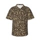thumbnail image 1 of Fotbe Leopard Print-1 Camisa Hawaiana para Hombre Unisex – Camisa Casual de Verano con Botones de Manga Corta de Algodón y Lino,XX-Large, 1 of 7