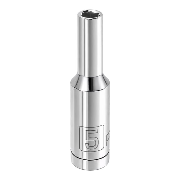 Powerbuilt 1/4 Inch Drive x 5 MM 6 Point Deep Socket - 648311