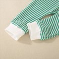 thumbnail image 6 of HFHAPW Baby Toddler Boy Girl Fall Winter Clothes Embroidery Stripe Pullover Pants Sets Infant Long Sleeve Sweatshirt Outfits 0 6 12 18 Months 2T 3T 4T 5T 6T 7T 8T 9T(Light Green,3-6 M), 6 of 9