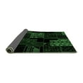 thumbnail image 2 of Ahgly Company Indoor Rectangle Patchwork Emerald Green Transitional Area Rugs, 2' x 5', 2 of 4