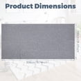 thumbnail image 2 of Jokapy Non-Slip Tufting Cloth Thick Rug Backing Fabric, Non-Skid Thick Rug Pad, 3' x 6', Gray Floral, 2 of 11