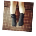 thumbnail image 4 of Lian LifeStyle Baby's 2 Pairs Fashion Soft Wool Crew Socks M(15-17cm/5Y-8Y) HR1617 Beige, 4 of 5