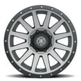 thumbnail image 2 of ICON Alloys Compression, Titanium, 20 x 10 / 8 x 6.5, -19mm Offset, 4.75" BS, 2 of 3