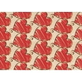 thumbnail image 1 of Ahgly Company Tapis d'Intérieur Rectangulaires Transitionnels Rouges Lavables à la Machine, 7 Pieds x 9 Pieds, 1 of 7