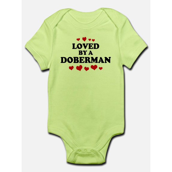 CafePress - Loved: Doberman Infant Bodysuit - Baby Light Bodysuit
