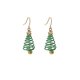 thumbnail image 1 of Christmas Tree Earrings For Women, Festive Drop Earrings, Xmas Jewellery Presents For Girls, Spiral Earrings, 1 of 3