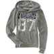 thumbnail image 1 of Aeropostale Aero 87 Animal Print suéter con capucha para mujer, gris, XS Aeropostale Encapuchado, 1 of 1