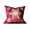 Red, variant on Christmas Throw Pillow Cover, Holiday Cushion Cover, Embroidered Snowflakes Decorative Pillowcase with Invisible Zipper Closure, Soft Faux Plush Fabric, 17.7x17.7 Inch Square