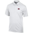 thumbnail image 2 of Men's White Arkansas Razorbacks Classic Jacquard Polo, 2 of 3