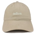 thumbnail image 1 of Trendy Apparel Shop Adios Embroidered Soft Cotton Dad Hat, 1 of 2