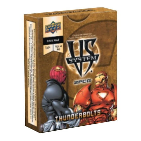 Le Upper Deck UPR95330 VS Système 2 Pcs Marvel Thunderbolts Jeu de Cartes