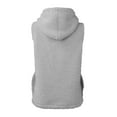 thumbnail image 5 of Fesfesfes Womens Casual Fleece Vest Solid Color Outerwear Winter Warm Plush Cardigan Comfy Sleeveless Coat With Pockets, 5 of 6
