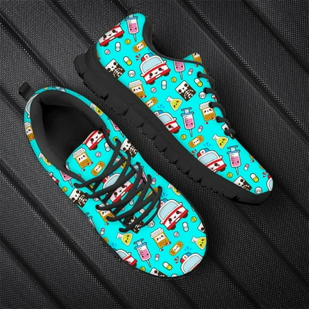 

Woman Nurse Casual Shoes Hospital Medical Physio Healthcare Luxury Designer Lace Up Flat Ladies Sneakers Women Footwear Mujer