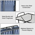 thumbnail image 4 of Patiojoy Folding Bed Mattress with Swivel Casters Twin Portable Foldable Guest Bed with Sturdy Metal Frame&Memory Foam, 4 of 7