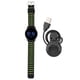 thumbnail image 1 of TLWB2 Pulsera inteligente resistente al agua con frecuencia cardíaca y salud, reloj inteligente con correa de silicona (verde), 1 of 5