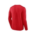 thumbnail image 2 of NCAA Wisconsin Badgers Men's Cotton Red Long Sleeve T-Shirt, 2 of 4
