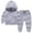 Gray, variant on 18Months-10Years Children's Sports Suit Valentine's Day Gift Toddler Baby Boys Girls Candy Color Solid Color Leggings Casual Kids Sports Pants Hoodies Lounge Set