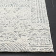 thumbnail image 3 of SAFAVIEH Abstract Cainneach Striped Wool Area Rug, Gray/Ivory, 5' x 8', 3 of 11