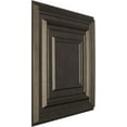 thumbnail image 2 of Ekena Millwork 19 5/8"W x 19 5/8"H Multiplex EnduraWall Decorative 3D Wall Panel, Universal Aged Metallic Weathered Steel (Covers 2.67 Sq. Ft.), 2 of 6