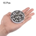 thumbnail image 3 of Unique Bargains Boules de Roulement en Acier Inoxydable 17mm 201 G1000 Précision Lot de 15, 3 of 5