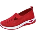 thumbnail image 3 of HeaCare Orthowalk Shoes for Women Orthopedic Arch Support Woven Mesh Breathable Soft Sneakers Slip On Wide Diabetic Footwear, 2025 New Mothers Day Gifts, 3 of 9