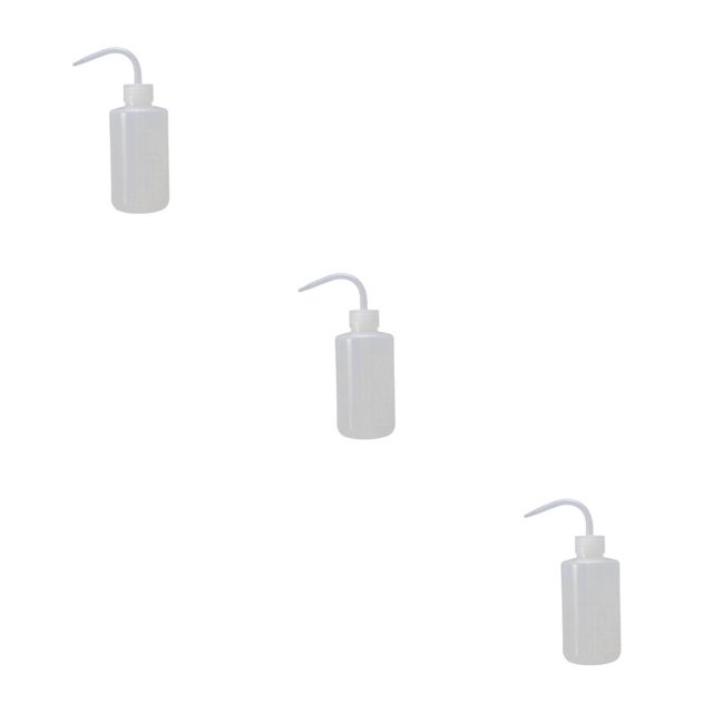 Kearding Botella de riego de 250ml con curvo, botellas de plástico para riego de plantas, hervidor de agua para apretar en el dormitorio, Type1 NO1