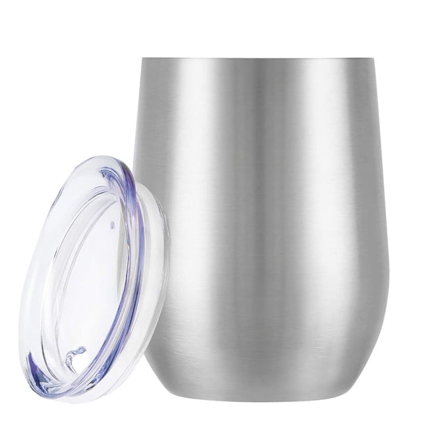 Wosthever Vaso de 12 oz con tapa, taza de trago de paja, cerveza, café, vino, tazas dobles Barra de herramientas No.03