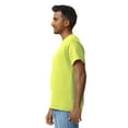 thumbnail image 3 of Gildan Men’s Safety Short Sleeve T-Shirt, Ultra Cotton, Hi Visibility Workwear, Safety Green, M, 3 of 4