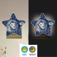 thumbnail image 4 of Star Shaped Energy Saving Night Light Living Room Night Light, Bedroom Night Light, Corridor Night Light, Study Night Light Blue Oil Painting Lion, 4 of 6