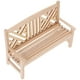 thumbnail image 4 of 1 pieza Miniatura de mueble para escena, modelo de mini banco de madera, mini silla doble, 4 of 8