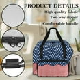 thumbnail image 5 of ZIATUBLE American flag Portable Cover Tote Bag Large Capacity Padded Storage Bag Universal Carrying and Storage Sewing Machine Case Elastic Sewing Kit Storage for 4th of July, 5 of 7