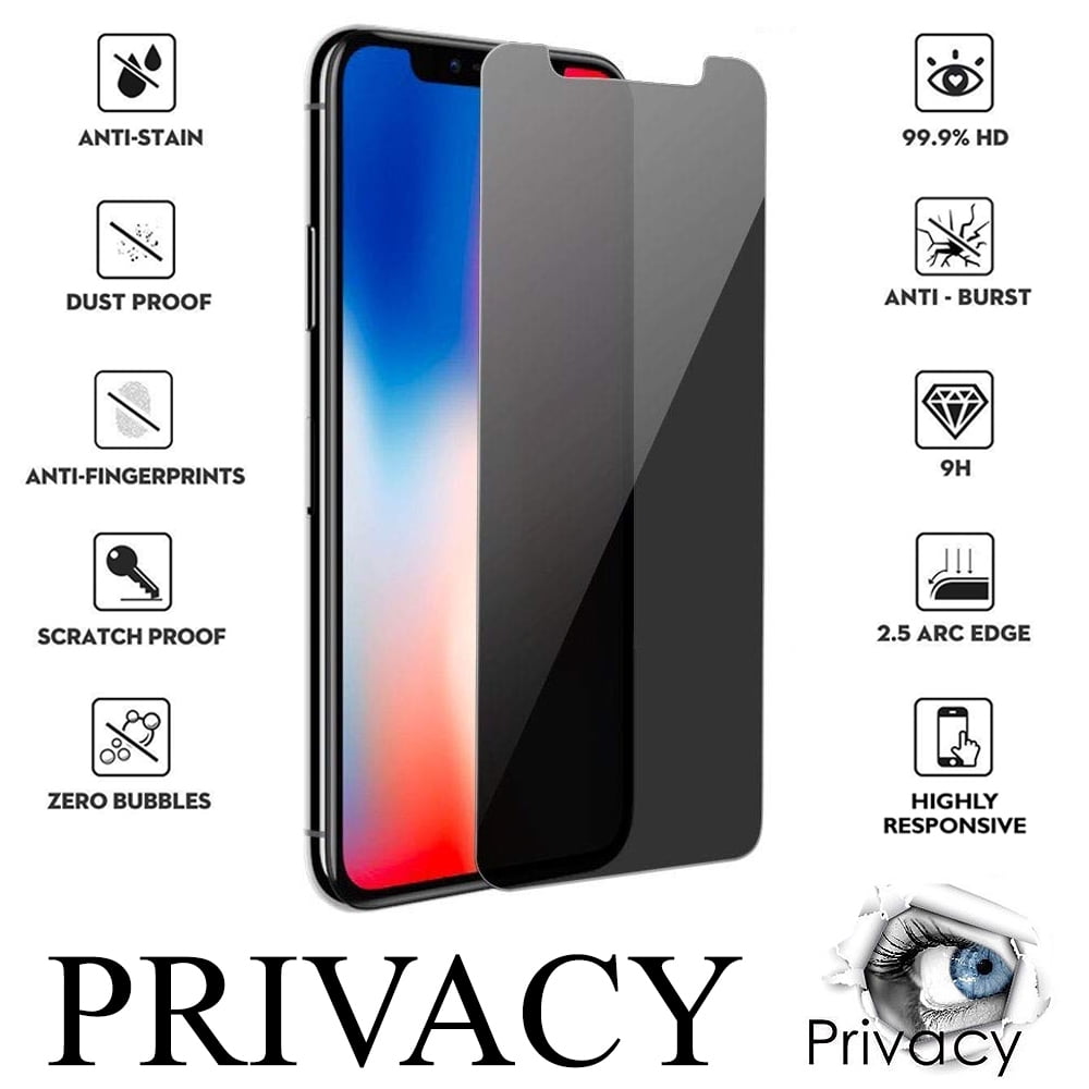 For Apple iPhone 11 Pro Max Privacy Glass Screen Protector