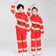 thumbnail image 3 of Ropa de bombero para niños Ropa de juego de rol con experiencia profesional para niños Ropa de extinción de incendios para jardín de infantes Traje de actuación, 3 of 5