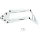 thumbnail image 3 of Durable Metal Guitarra Eléctrica Reemplazo Puente Conjunto Piezas de Instrumentos de Cuerda Baoblaze Jazz Guitar Bridge, 3 of 8