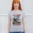 thumbnail image 4 of US Army 250 Anniversary T-Shirt Military Veteran DD 214 Patriotic Women's Tee, 4 of 7