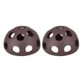 thumbnail image 1 of Miangastore 2 Pcs Creative Hemisphere Fish Shrimp Ceramic Porous House Breeding Nest for Underwater Fish Tank, 1 of 8