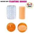 thumbnail image 3 of Wonder Factory Never Dry Floating Dough Orange Single – Never Dries Out, Gluten Free, and Floats in Water, 3 of 10