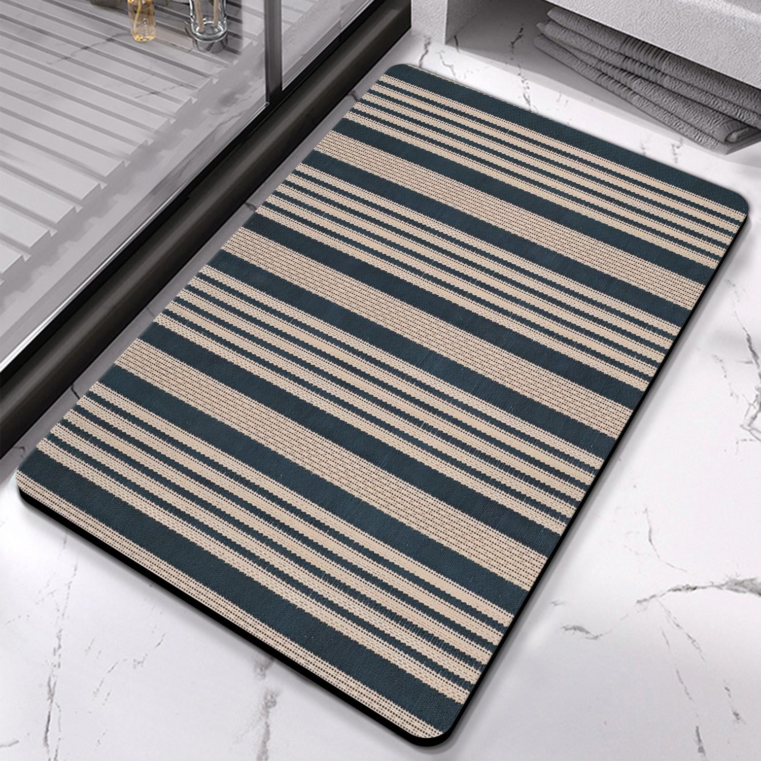 High-Quality 20x32 inch Non-Slip Bath Mat - Luxury Bathroom Rug, Quick Dry & Machine Washable for Tub, Bathroom, and Shower