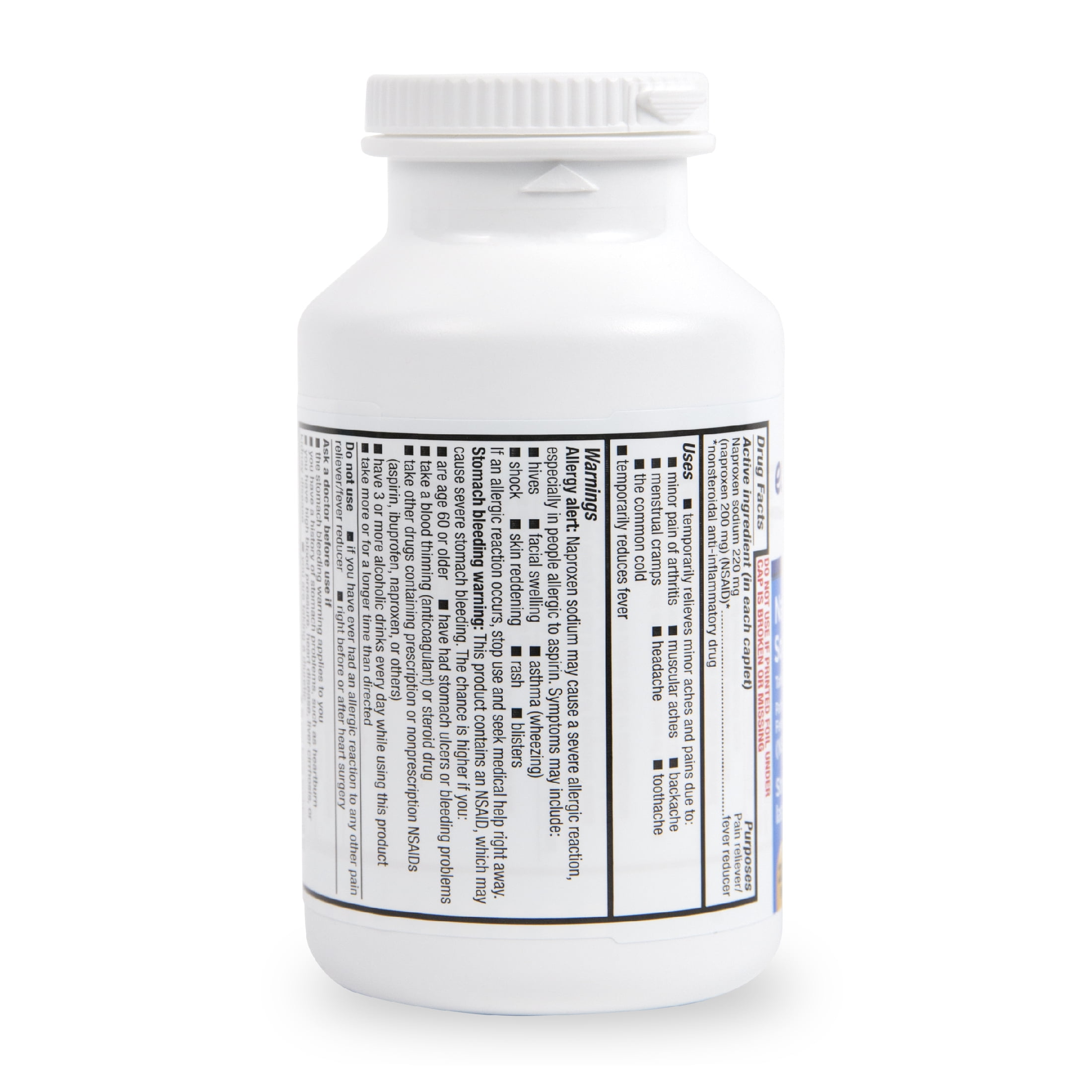 Equate Pain Relief Naproxen Sodium Caplets 220 Mg 300 Ct Walmartcom