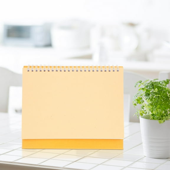 Yuangui DIY Blank Desk Calendar for Office Decor & Memo