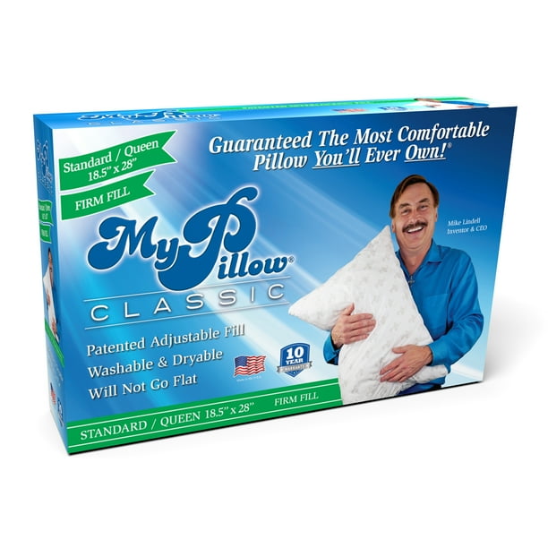 MyPillow Classic Queen Size Pillow, Firm Support