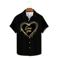 thumbnail image 5 of BiZtdJrK Sales For Today Big And Tall Shirts for Men, 2025 Valentines Day Gift Novelty Print Loose-Fit Turndown Collar Hawaiian ShirtHoliday Beach Blouse Multicolor M, 5 of 6