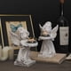 thumbnail image 1 of Decoración nórdica para el hogar, artesanía de resina, soporte de mano de ángel, lindo candelabro de ángel, candelabro, decoración de boda, 1 of 5
