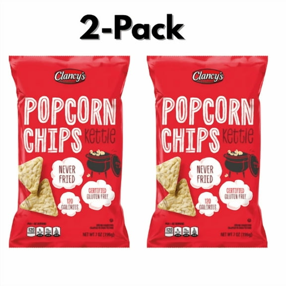 Clancy's Popcorn Chips Kettle Gluten Free 2-Pack 7 oz