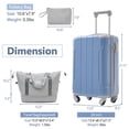 thumbnail image 2 of imerelez 20 Inch Carry On Luggage Set 3 Piece with Spinner Wheels, Lightweight Hardshell ABS Suitcase for Weedend Getaways, Business Travel, 2 of 8