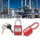 thumbnail image 3 of Cerradura de Cerrojo de Seguridad Cerrojo de Seguridad de Bloqueo y Etiquetado Cerrojo de Cerrojo de Nailon Industrial de 3 Orificios Candado de Cerrojo de Cerrojo para, 3 of 8