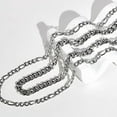thumbnail image 5 of 2 Pcs Chain Necklace for Men | Stainless Steel Necklace for Men Silver | Simple Cool Hip Hop Jewelry Gift for Him Men Boyfriend, 5 of 10